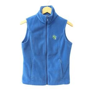 Milwaukee Bucks Blue NBA Columbia Fleece Vest Size S Women's